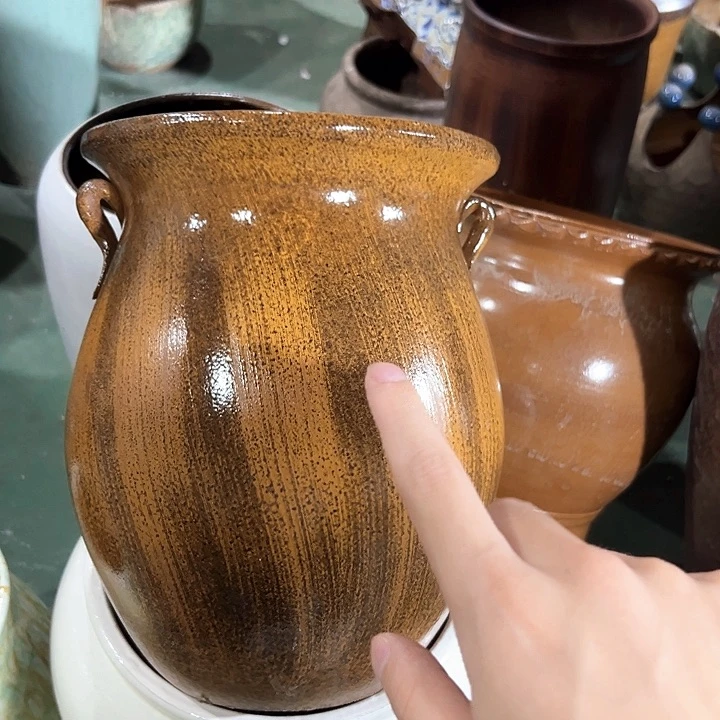 紫砂花盆花藤花盆花盆