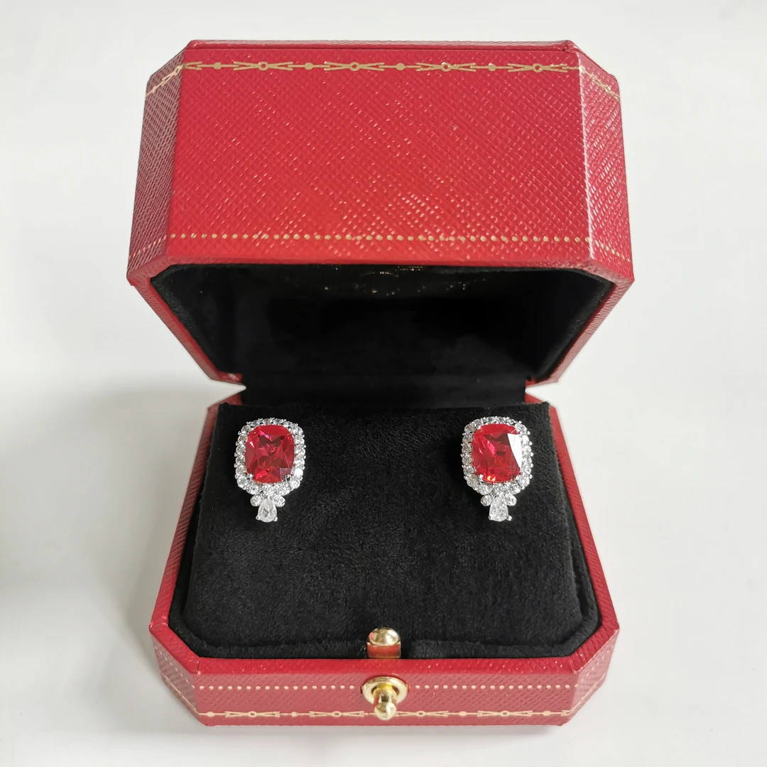 4225红耳环--红--精工红耳环赠礼盒honger