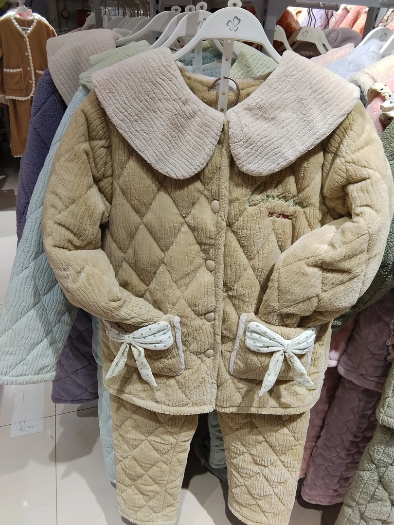 丽人北极绒三层加厚