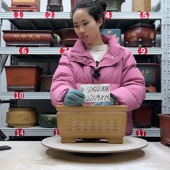 紫砂花盆紫砂花盆