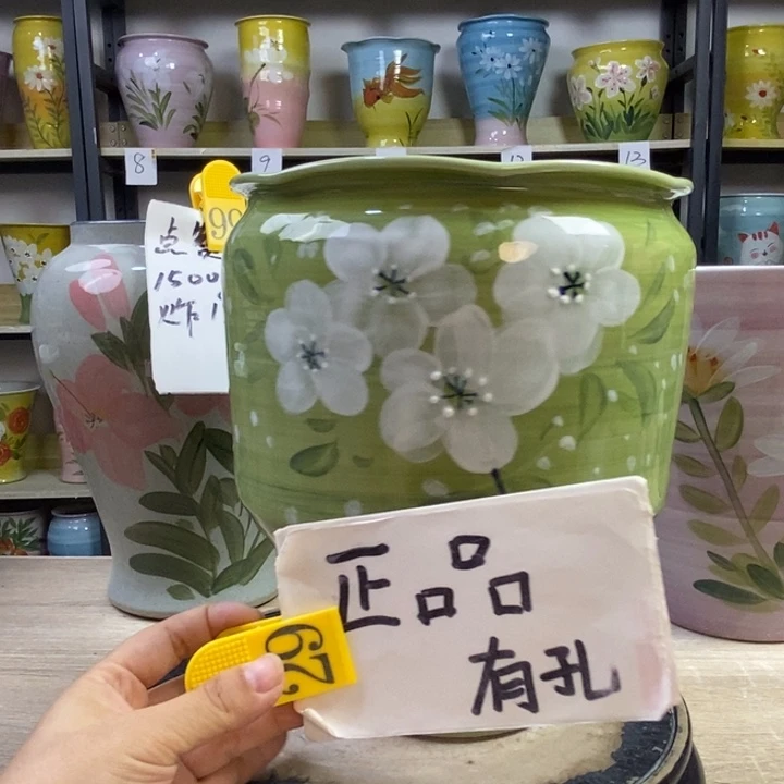 景德镇高温陶瓷花盆