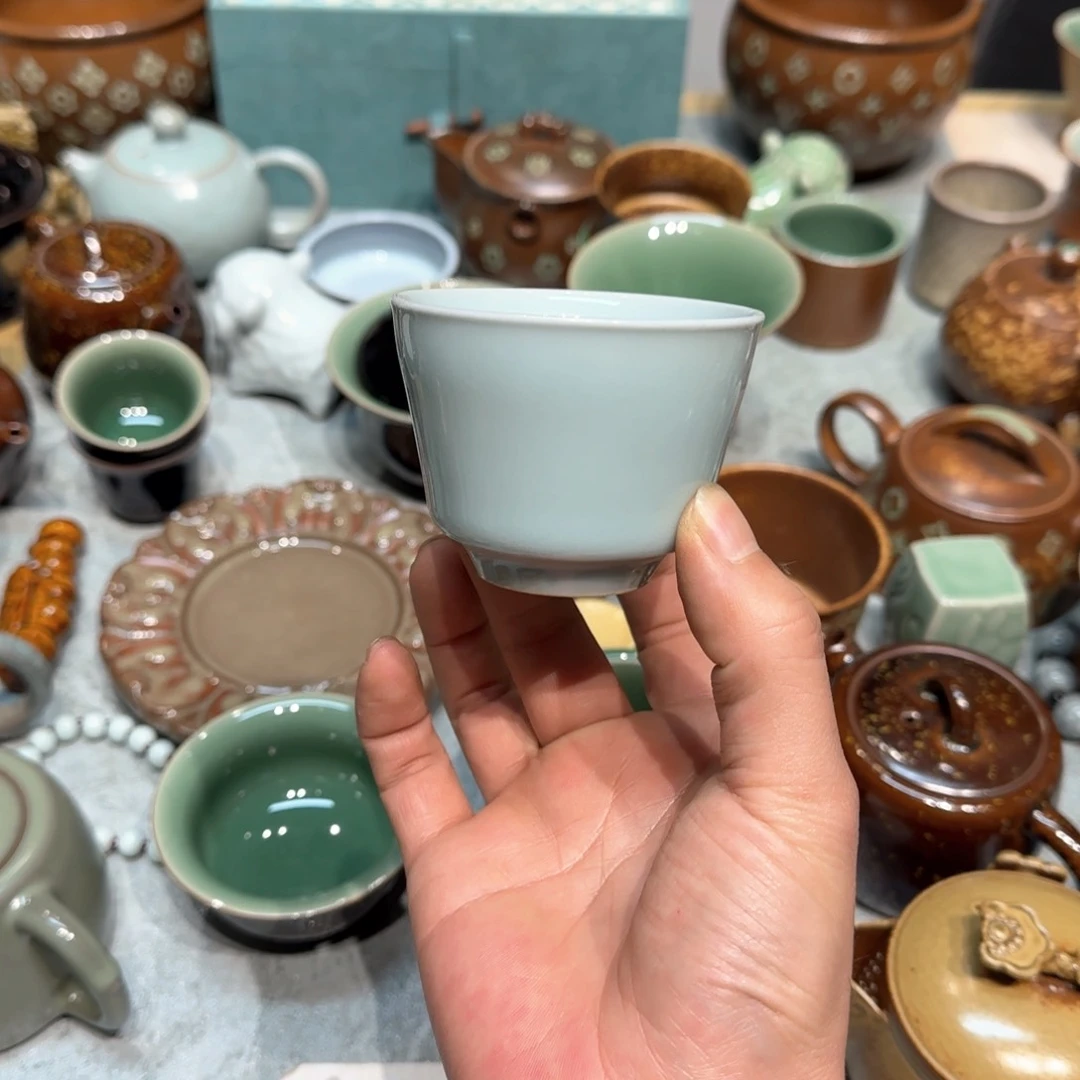 小金茶器青瓷茶具