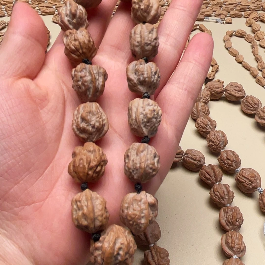 纯***兔桃核手串蛤蟆异形手串