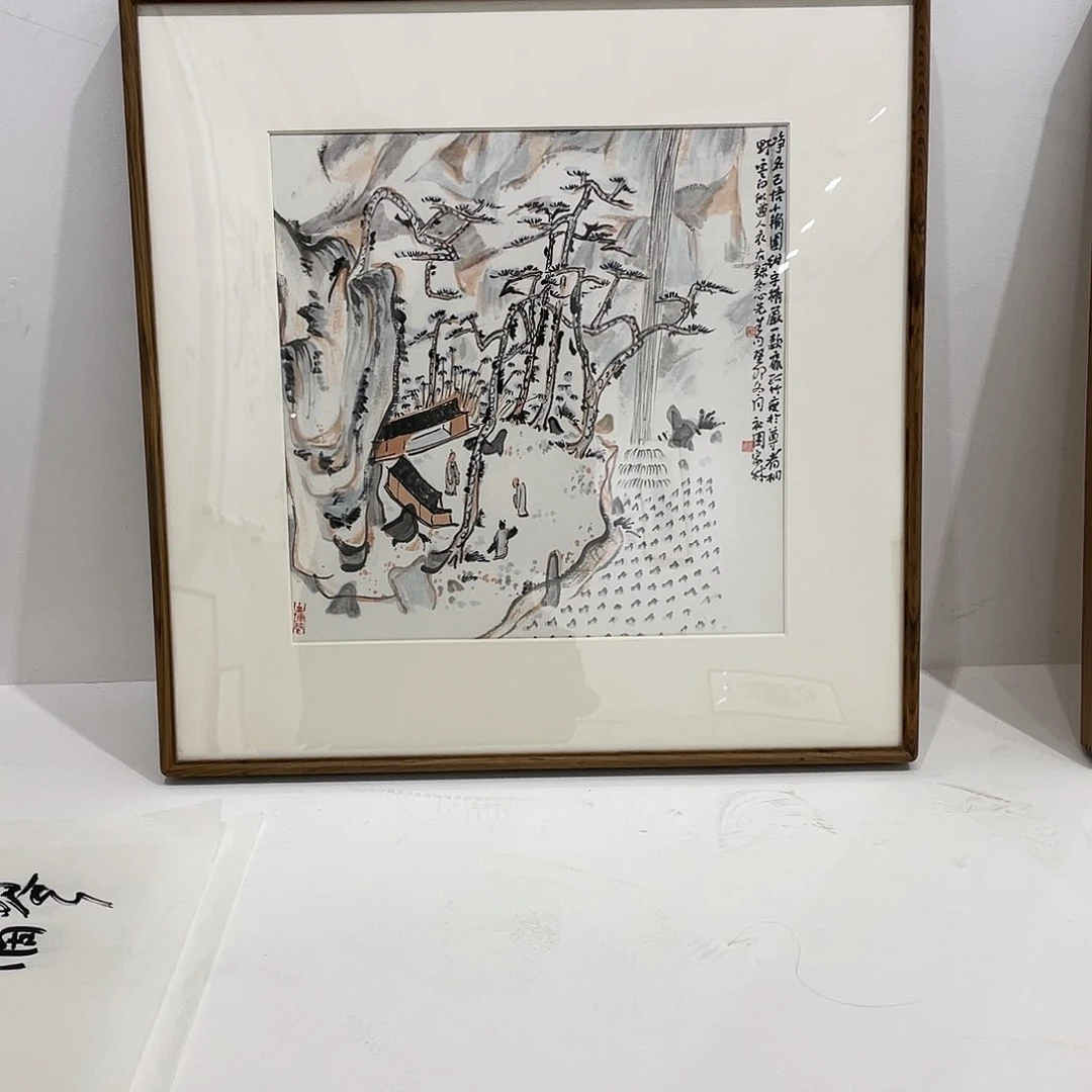 国画净*周家林精品带框