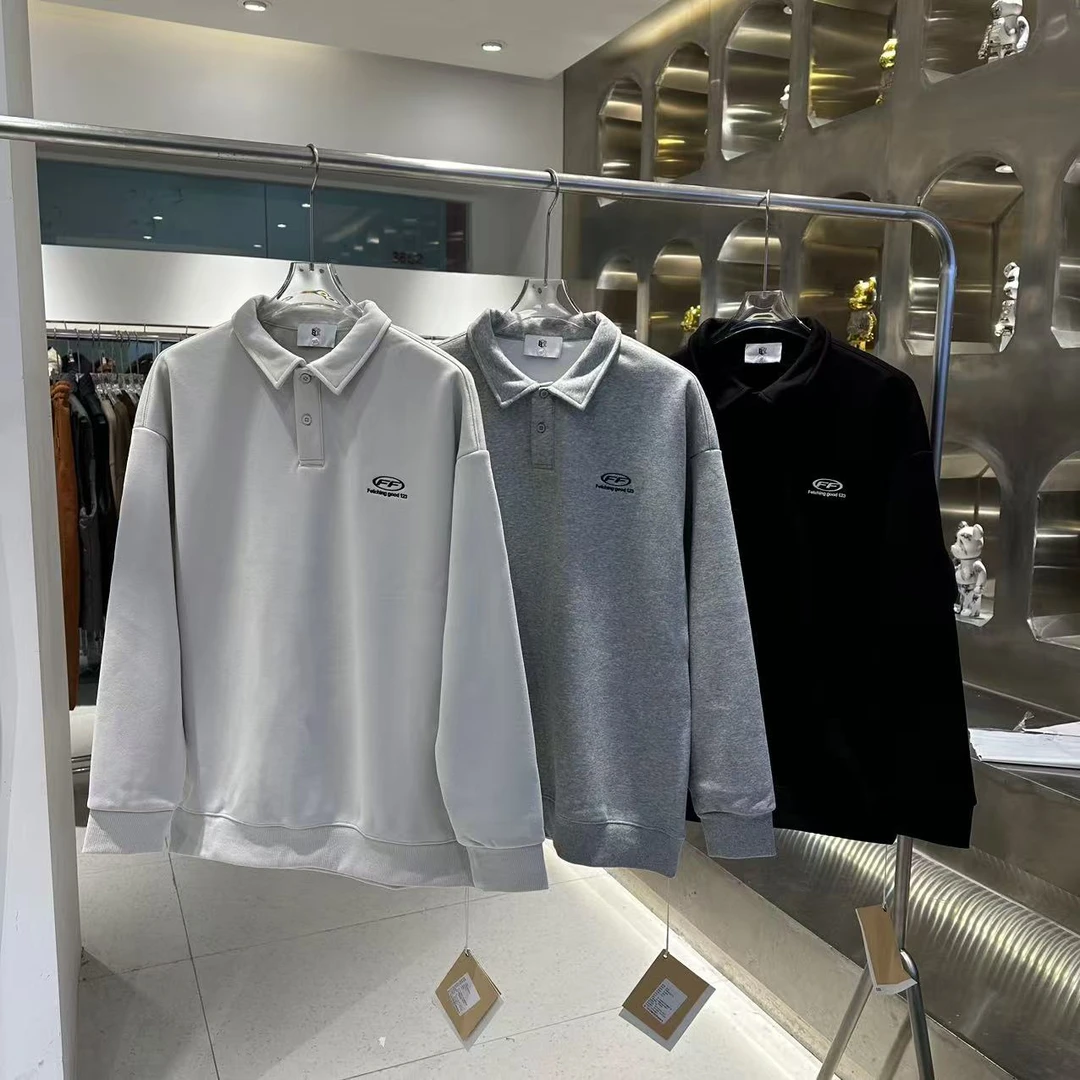 冬季男士加绒加厚翻领休闲卫衣82092