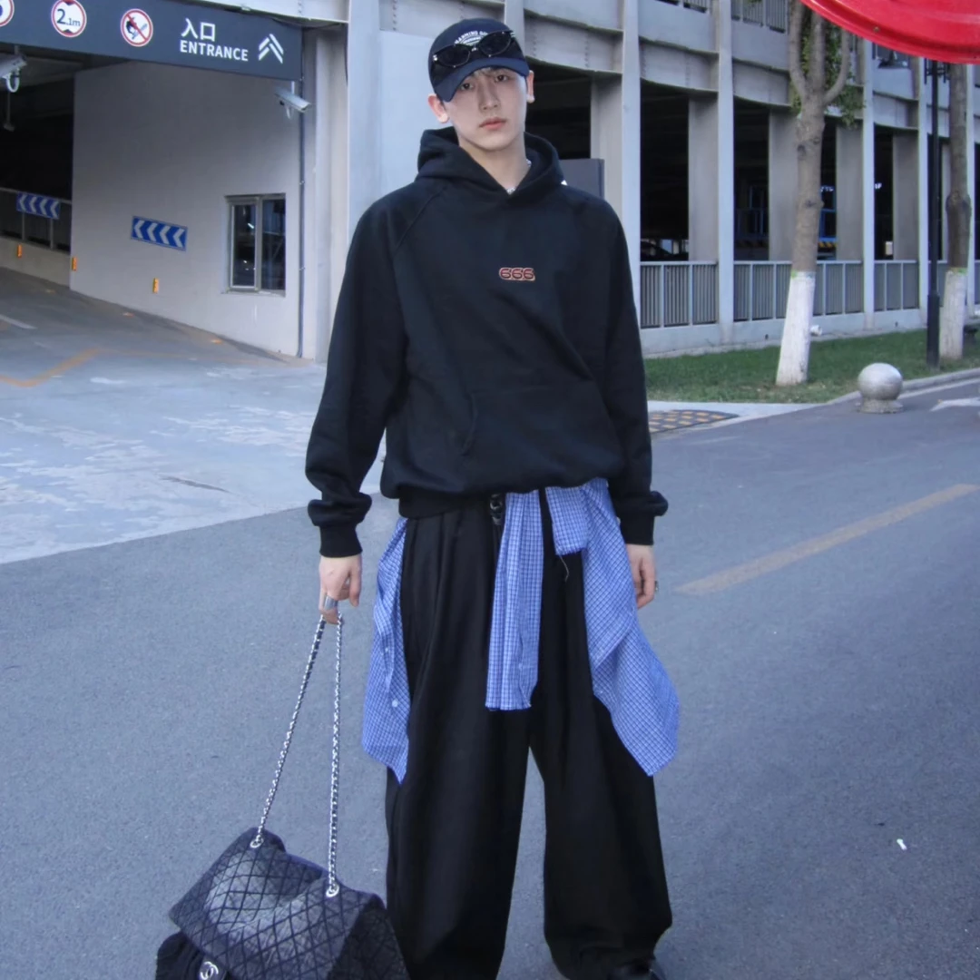 重磅！版型真的绝了！内里抓绒田岛刺绣工艺！连帽卫衣 男女同款