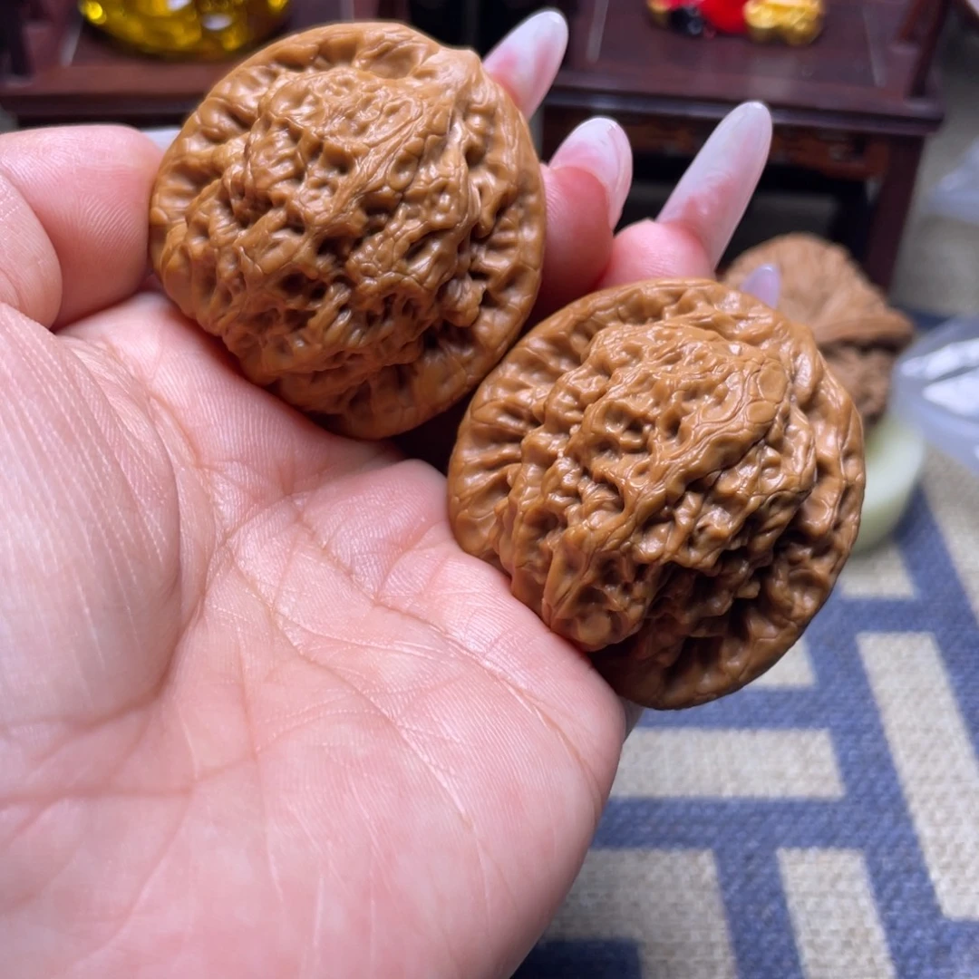 吊坠文玩核桃43金公子文玩