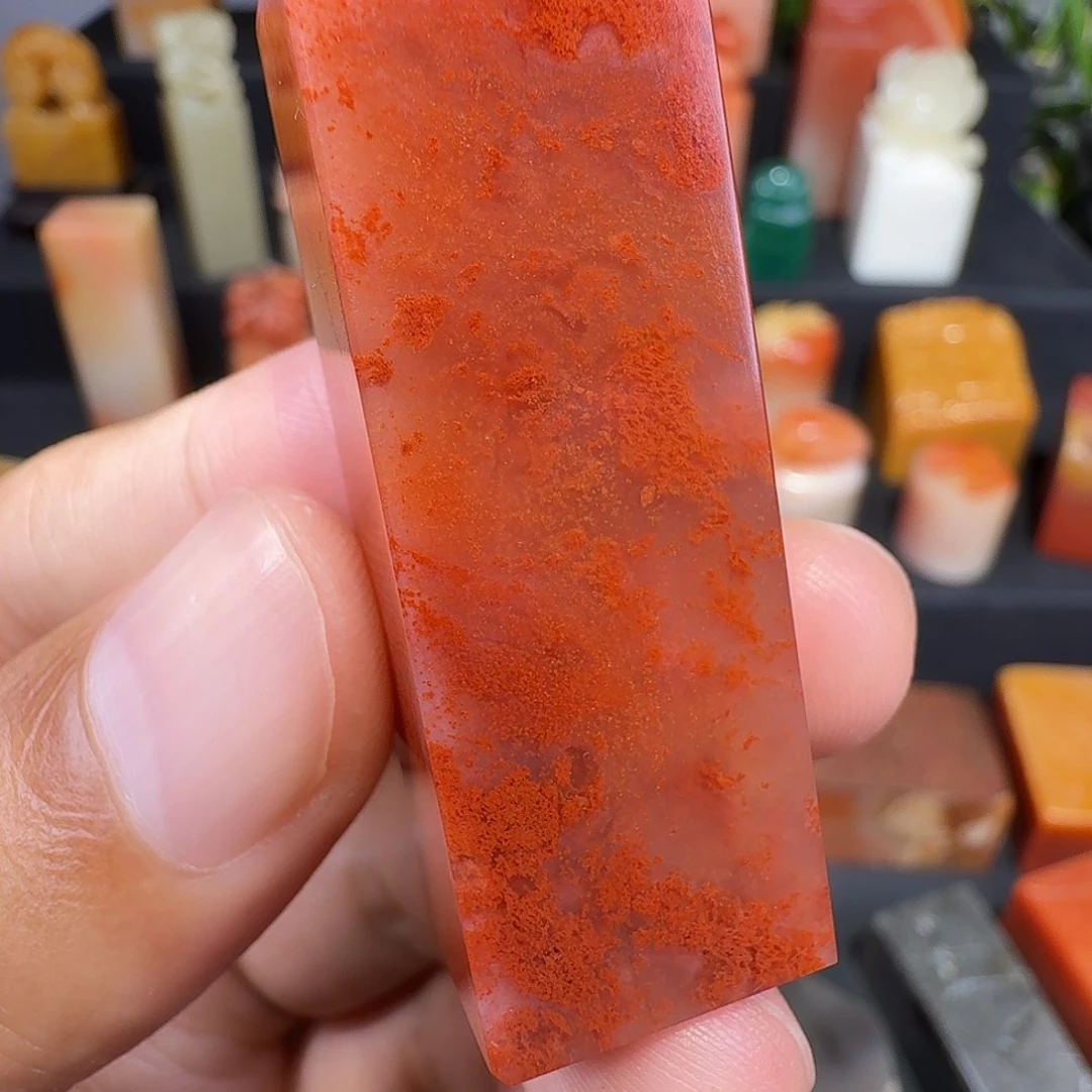 老挝石印石水洞桃花