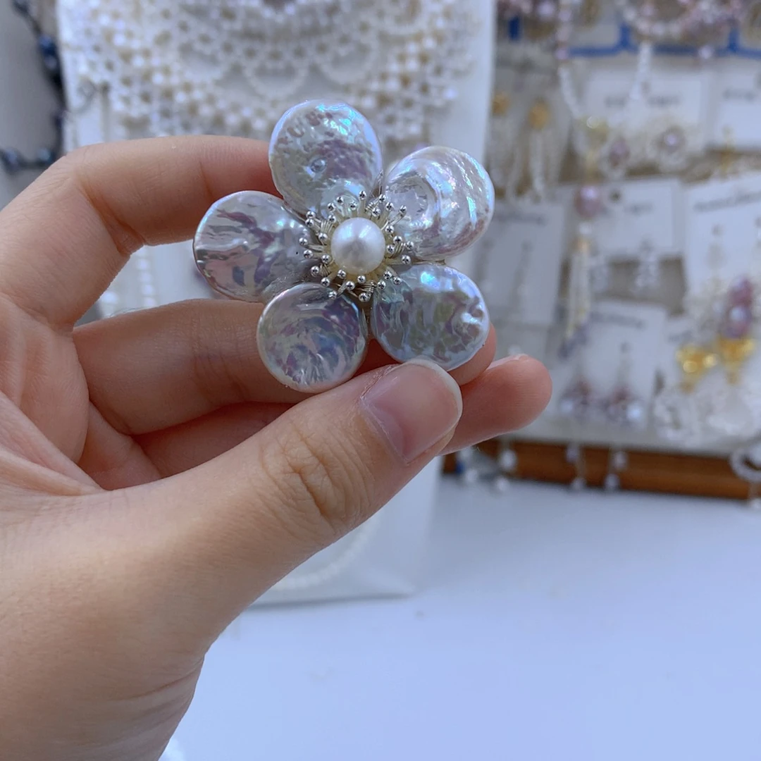 颈饰合金淡水珍珠