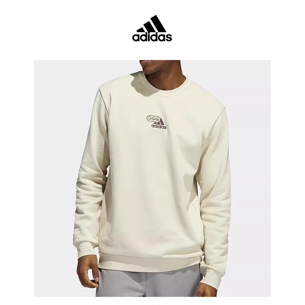 Adidas/阿迪达斯~新款男女同款圆领休闲卫衣套头衫 HM2497