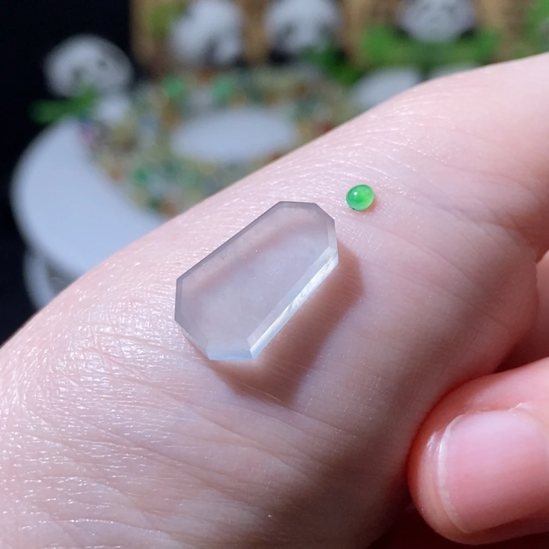 定制翡翠未镶嵌翡翠14.8/8.5/3.5