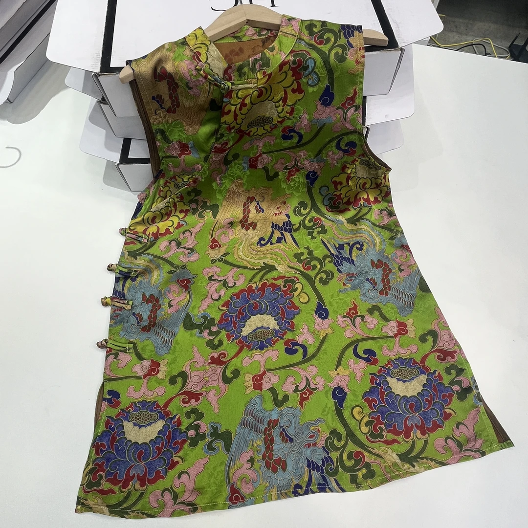 繁花凤韵--中式国风气质时尚百搭夏季复古中长款日常穿搭显瘦裙子