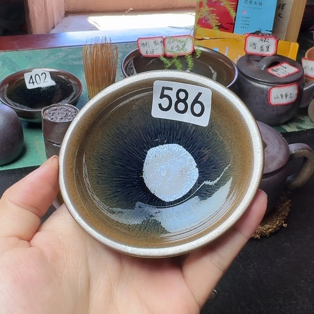 茶盏586 秋罗柴烧手工主人杯