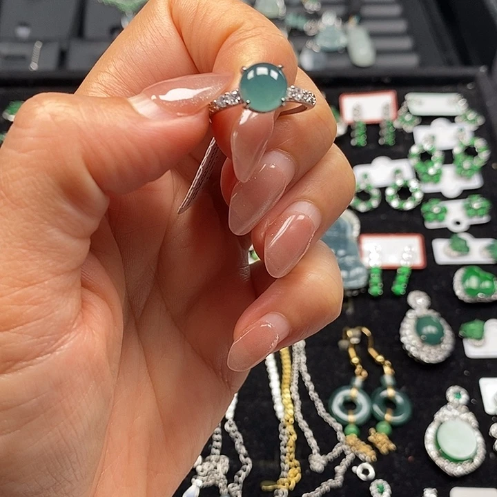 翡翠合金戒指戒指