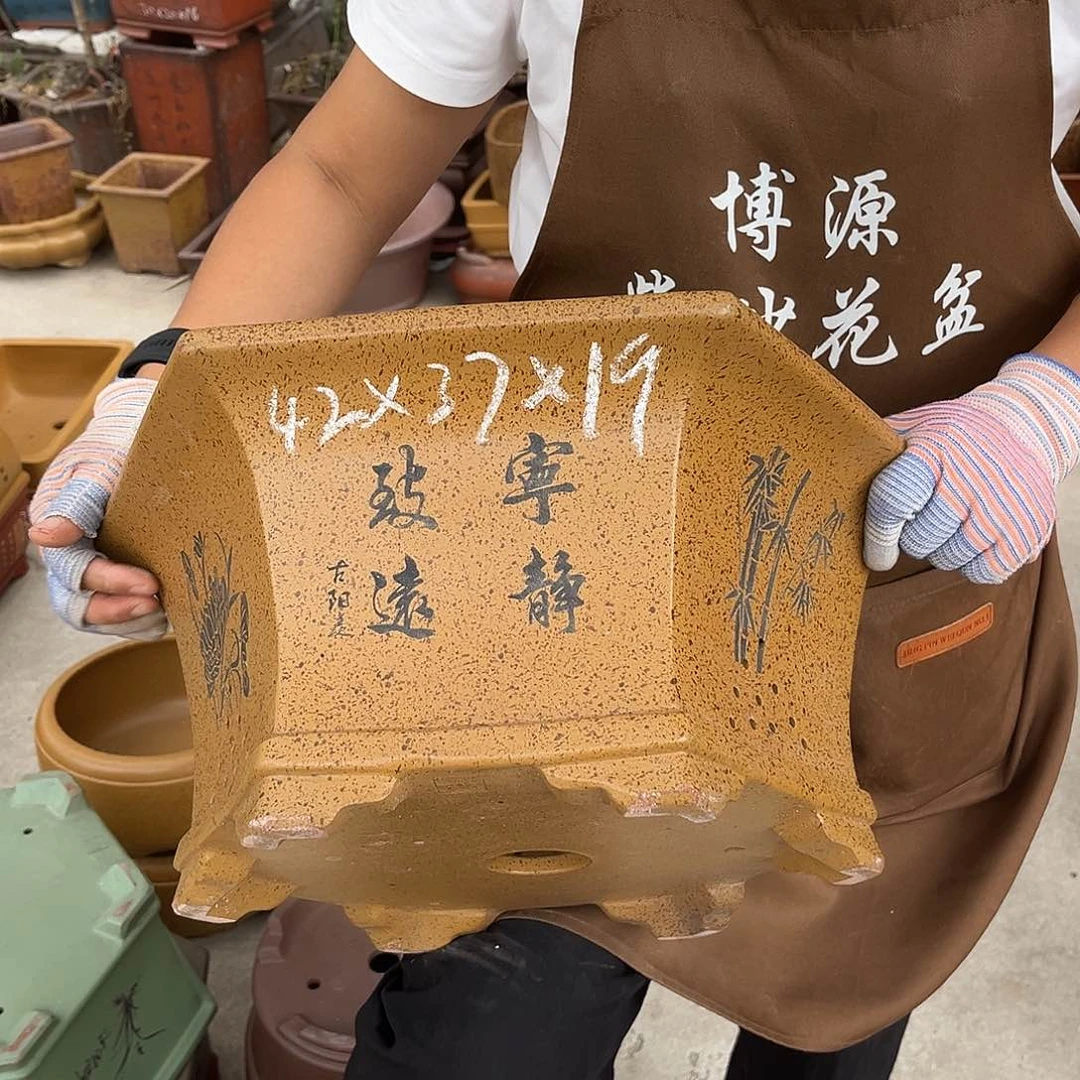 紫砂花盆盆景艺术