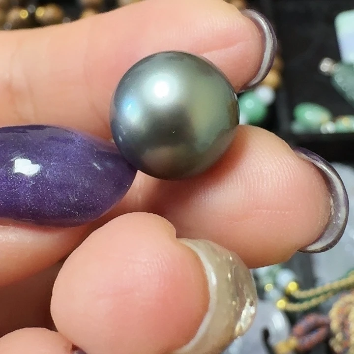 未镶嵌海水珍珠裸珠大溪地天然珍珠