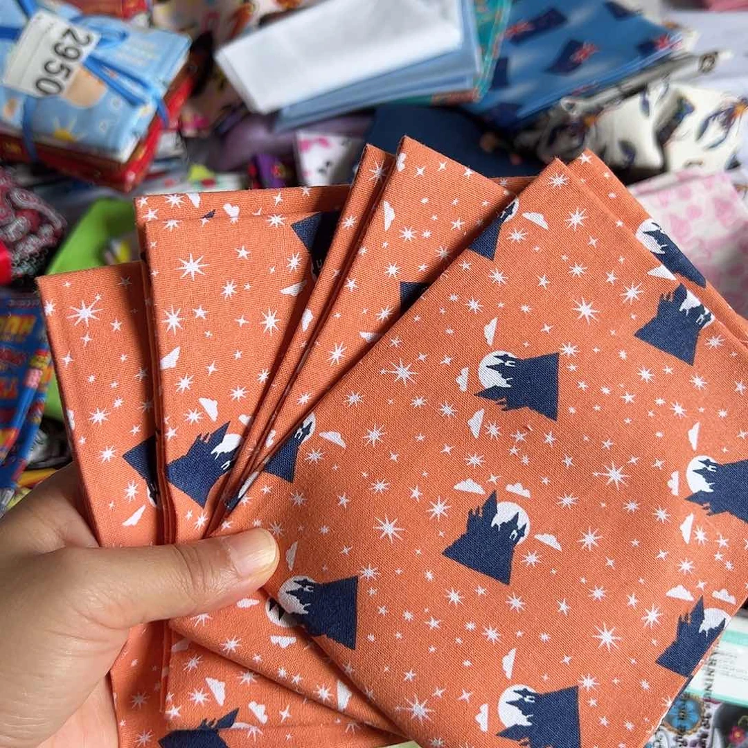 4片品牌原单纯棉小布块45.50厘米一片