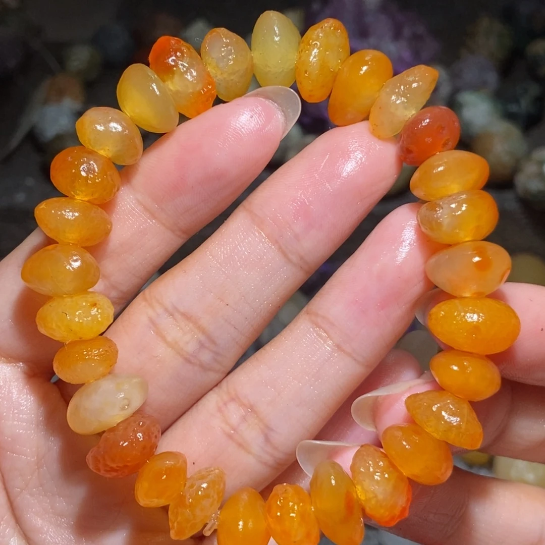 未镶嵌玛瑙/玉髓珠宝半成品