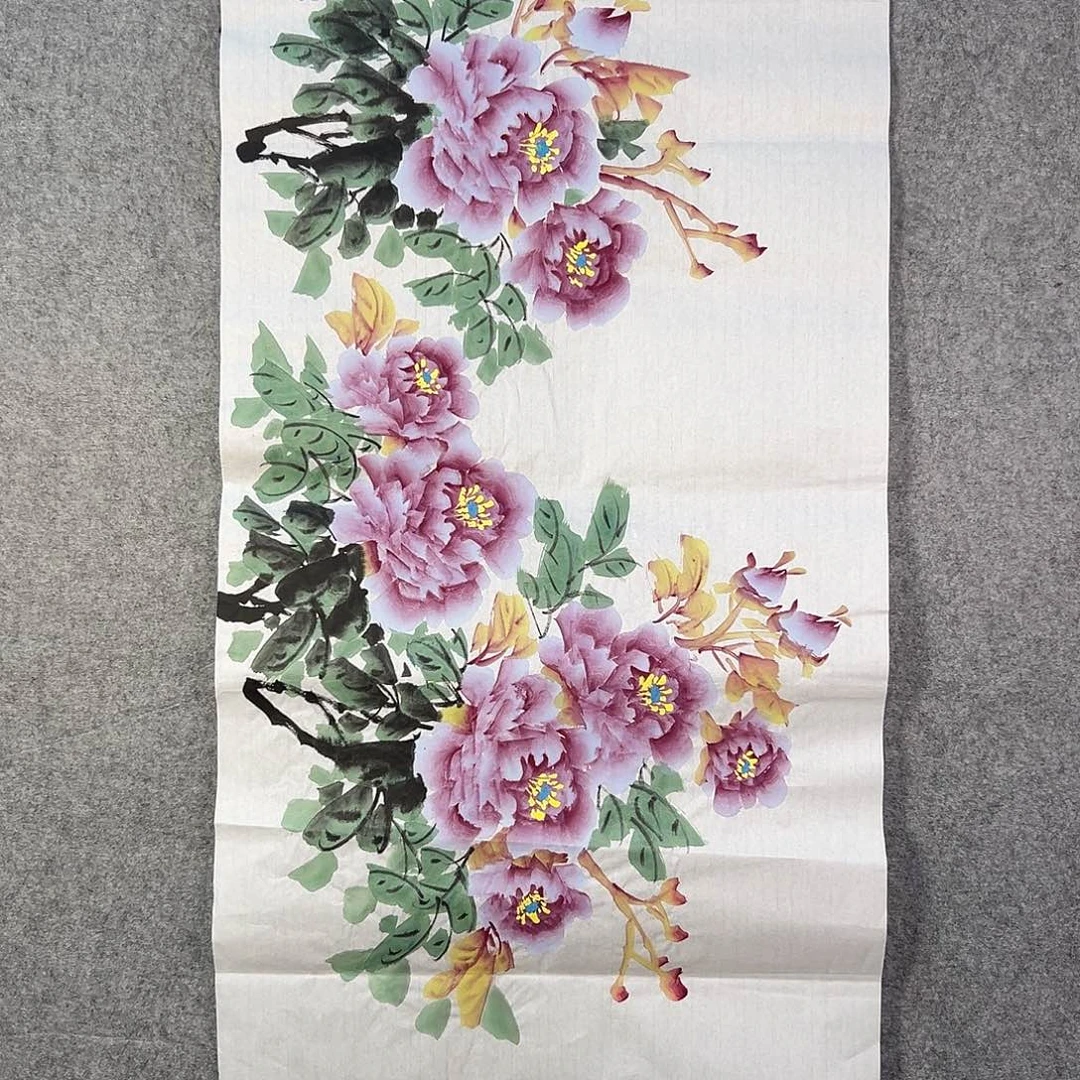 国画869 花鸟在此鸣叫时还要