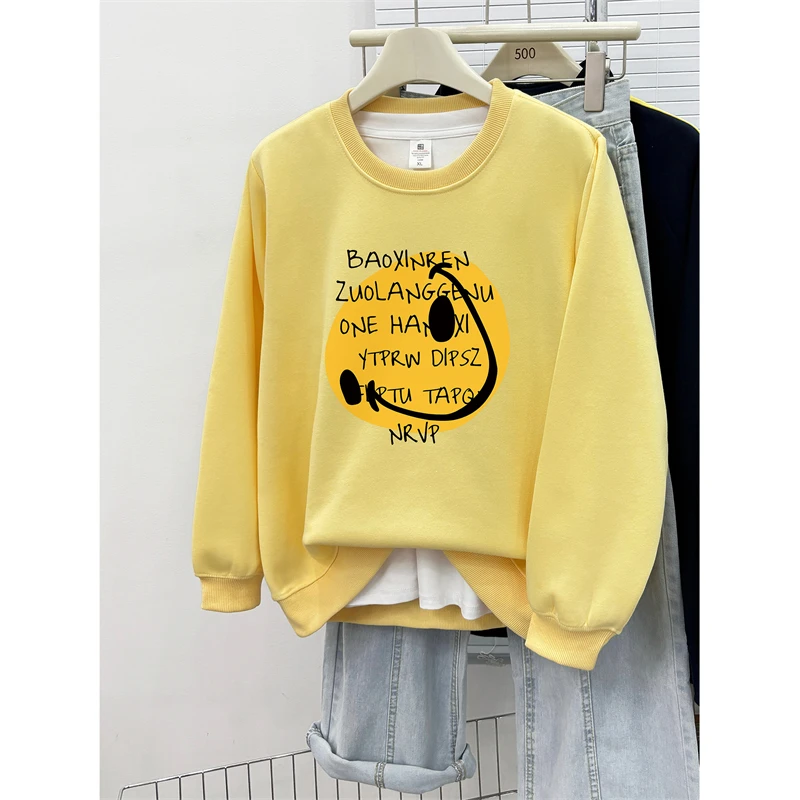 胖mm大码正肩卫衣女秋冬2025年新款韩版慵懒风加厚套头圆领上衣潮