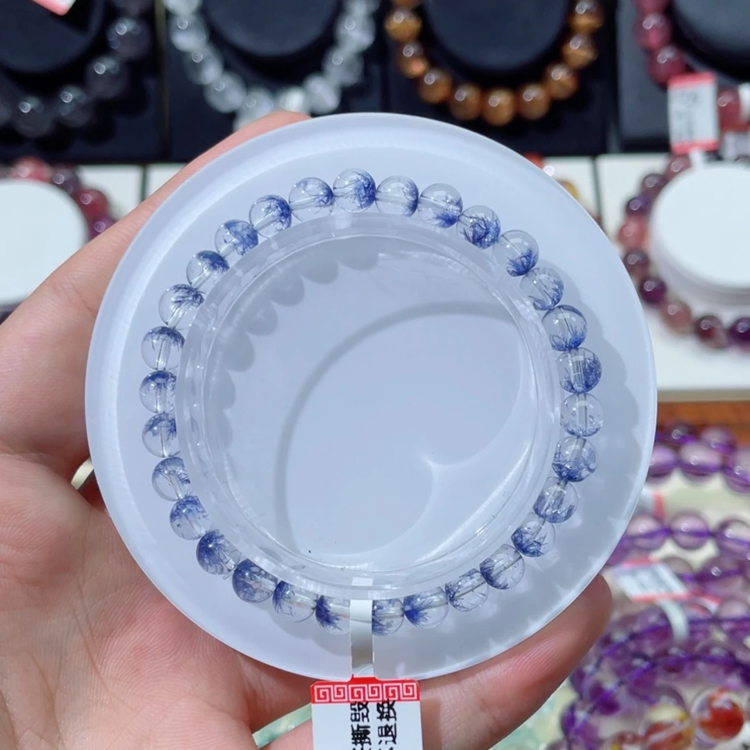 未镶嵌手链水晶蓝线石6.2