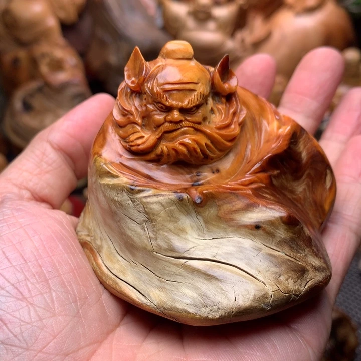 柏木（崖柏）崖柏陈化料手把件