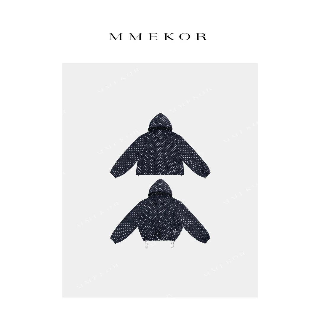 MMEKOR“都市米兰达”外套 2025新款活力常青藤连帽上衣 87890