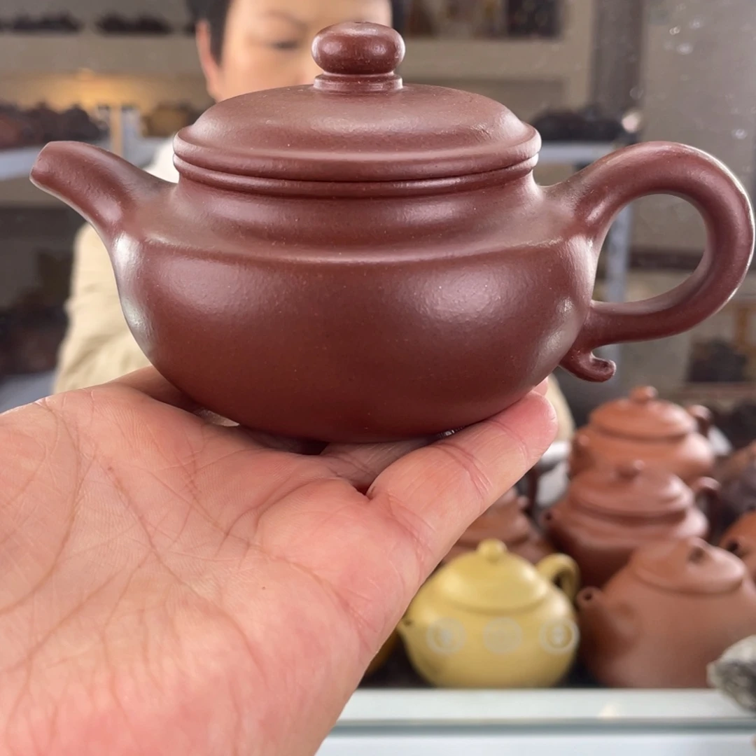 茶壶紫砂五号井底槽清仿古170cc