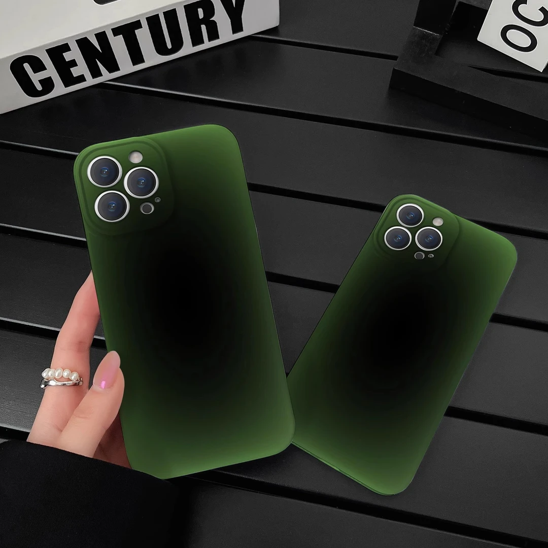 拼色祖母绿适用于苹果16荣耀300菲林X80手机壳华为MATE70米15