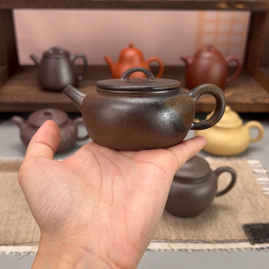 茶杯紫砂柴烧大彬诗意150cc