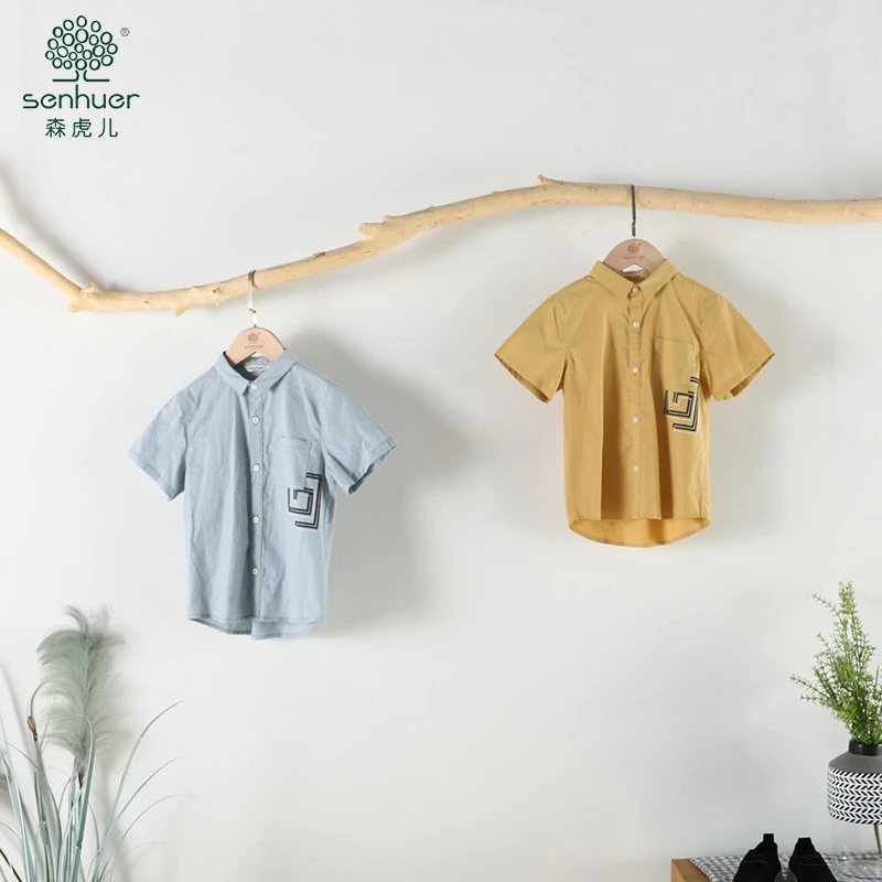 【实体品牌】夏季男中童短袖衬衫2211030084