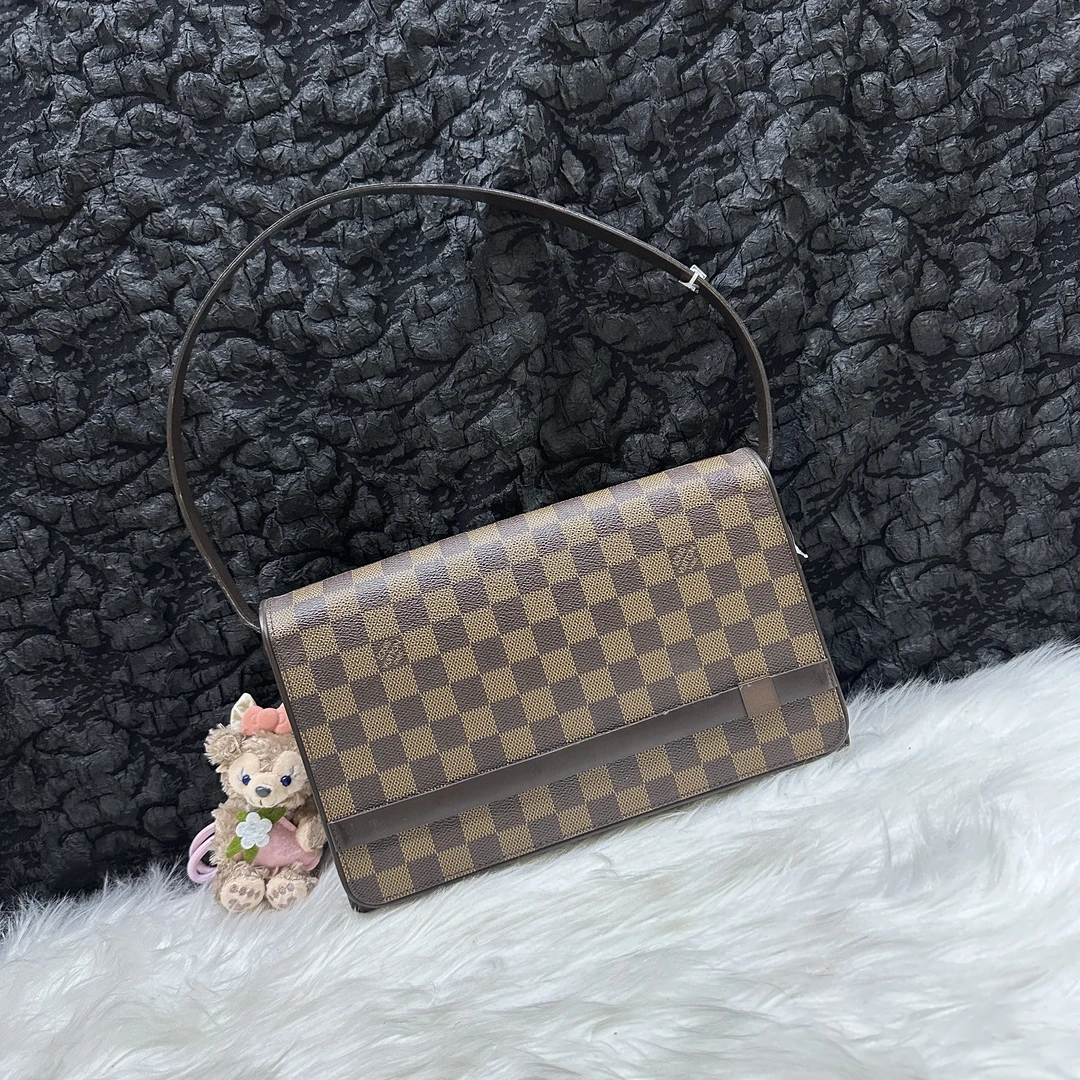 95新 LV 大喜/lv棋盘格中号单肩包