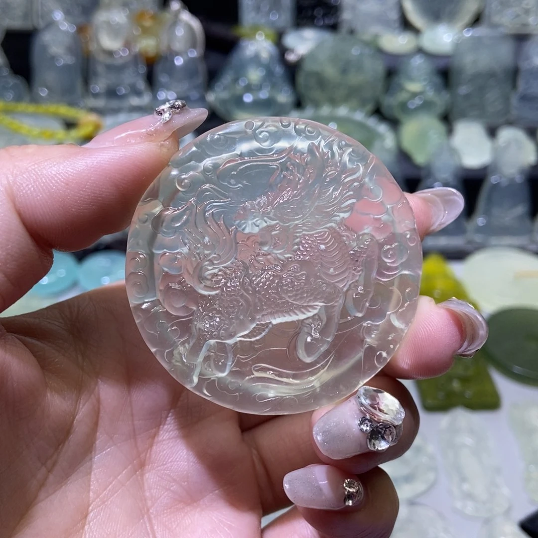 岫玉吊坠未镶嵌吊坠