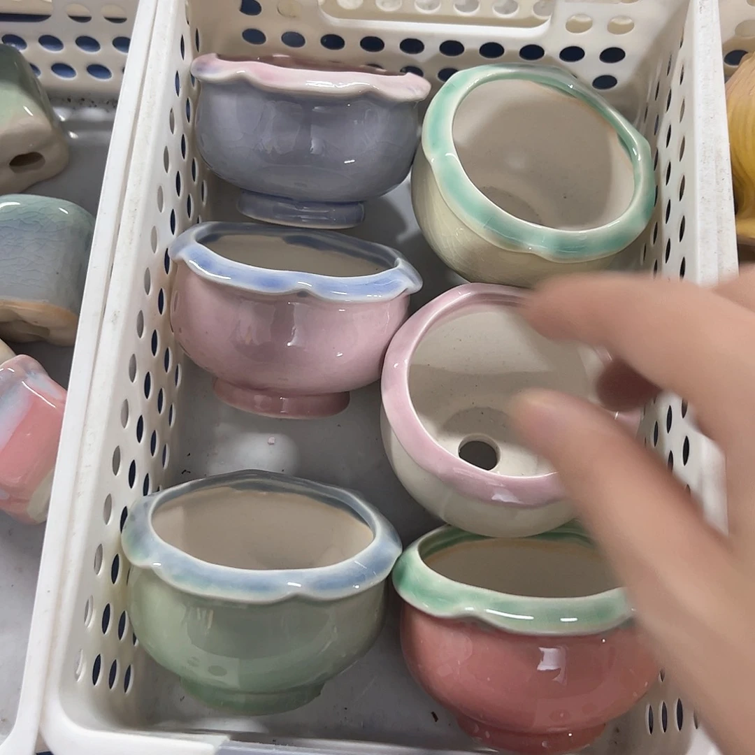 陶瓷多肉小花盆@@2430