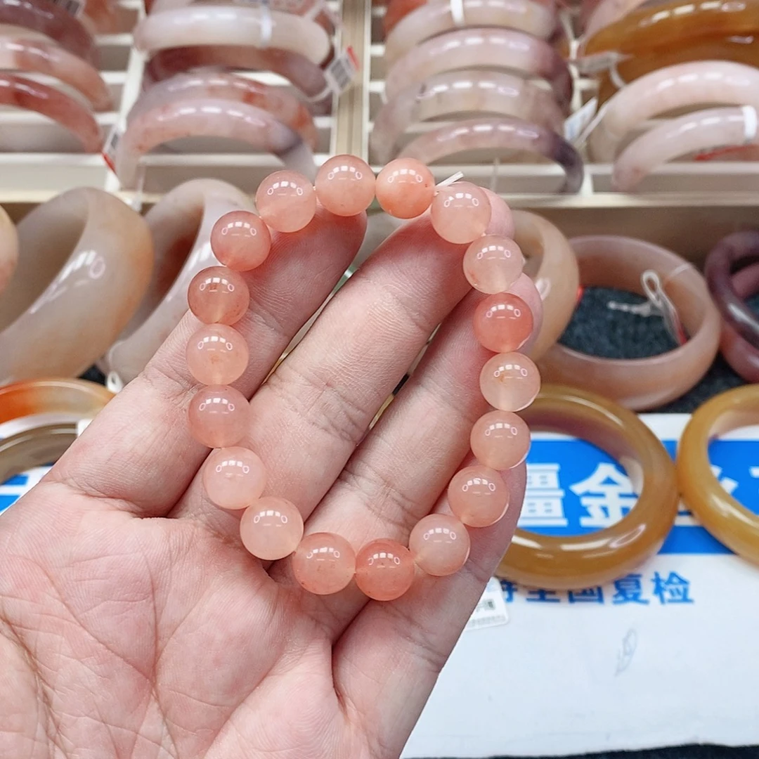 石英质玉（金丝玉）未镶嵌手镯