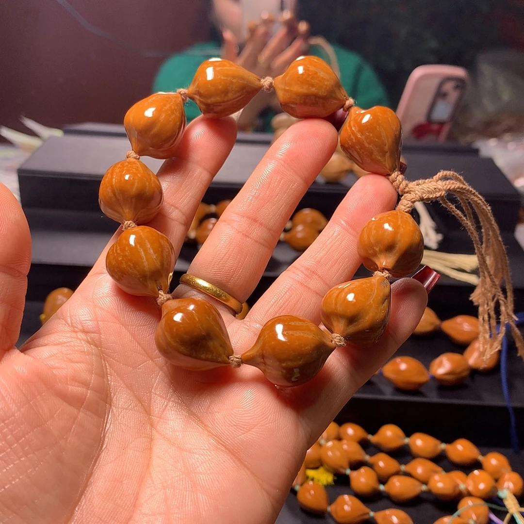 橄榄核手串/手链风**月三花手串