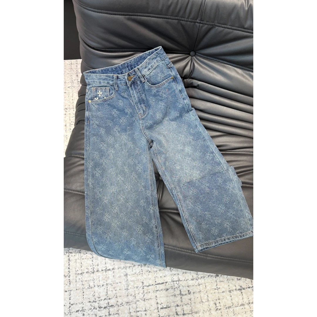 《An ni》【克克】早秋新品时尚轻薄宽松直筒牛仔裤Ani-C364