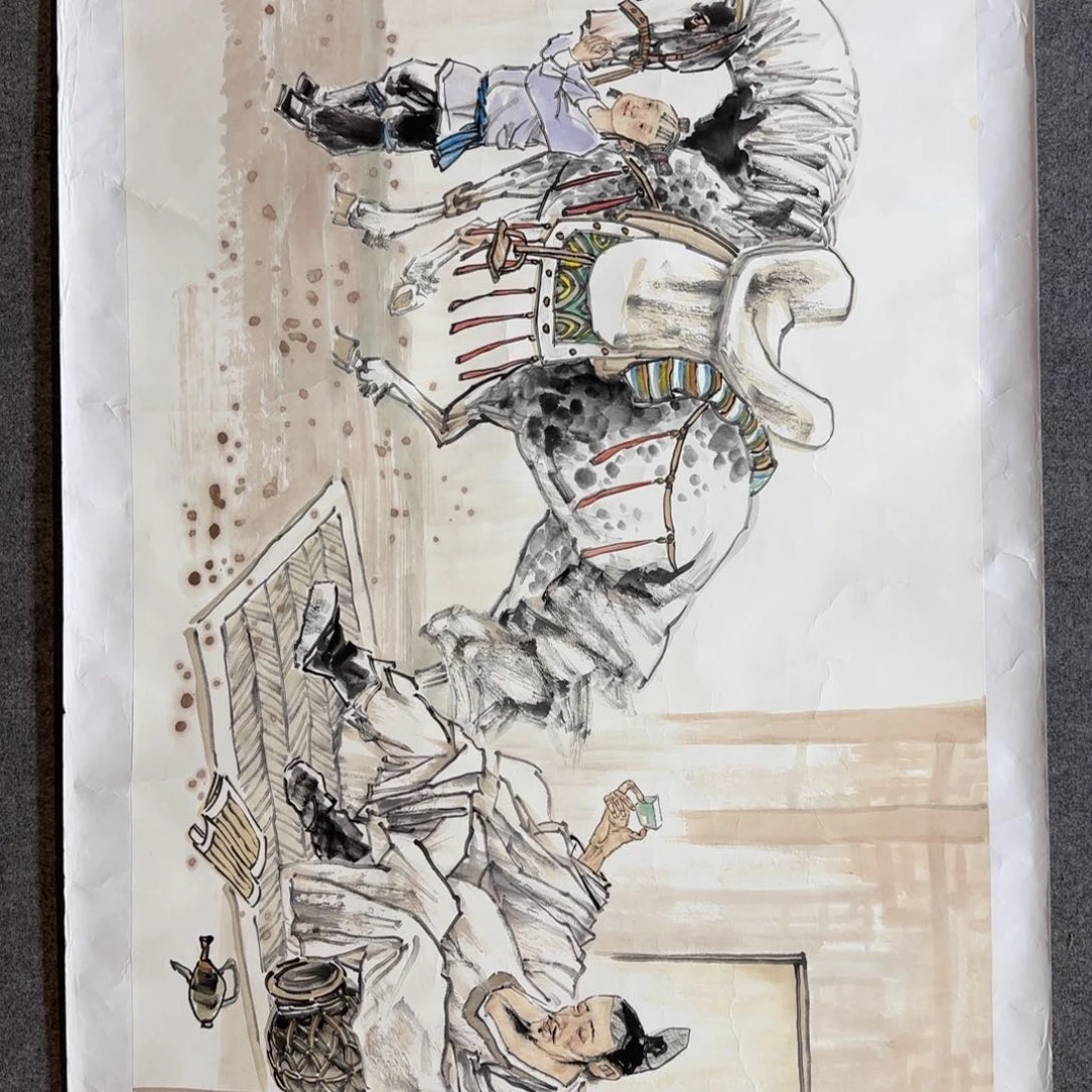 国画蒋凯老师手绘作品