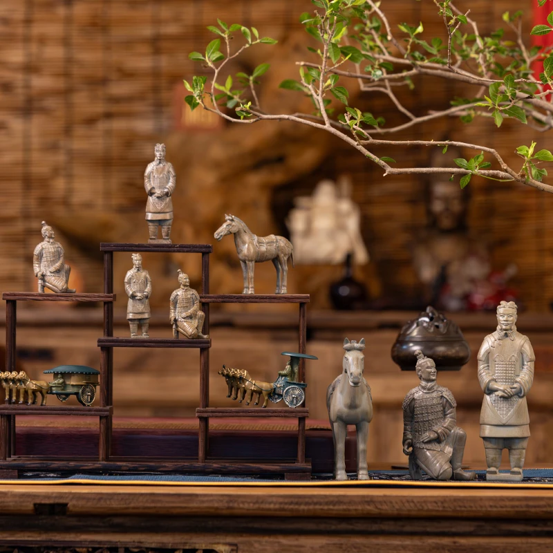 【古代士兵摆件】1比1复刻文创纪模型手办创意玄关书房茶室冰箱贴