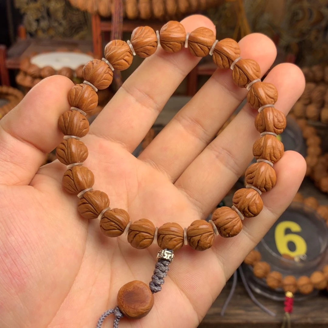 桃核吊坠好**連12小龙纹 龙纹桃核