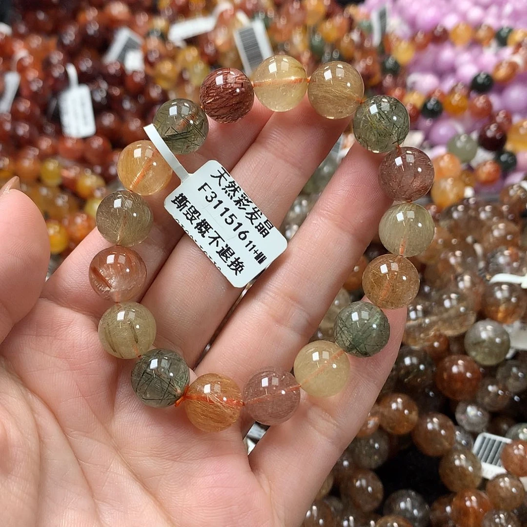 水晶手链未镶嵌，