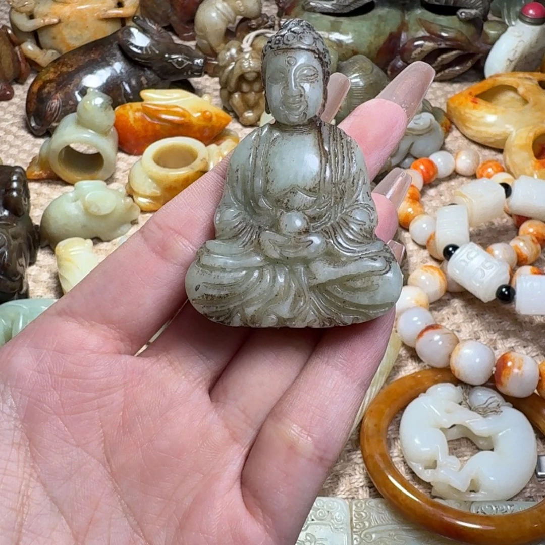 白玉菩提吊坠挂件