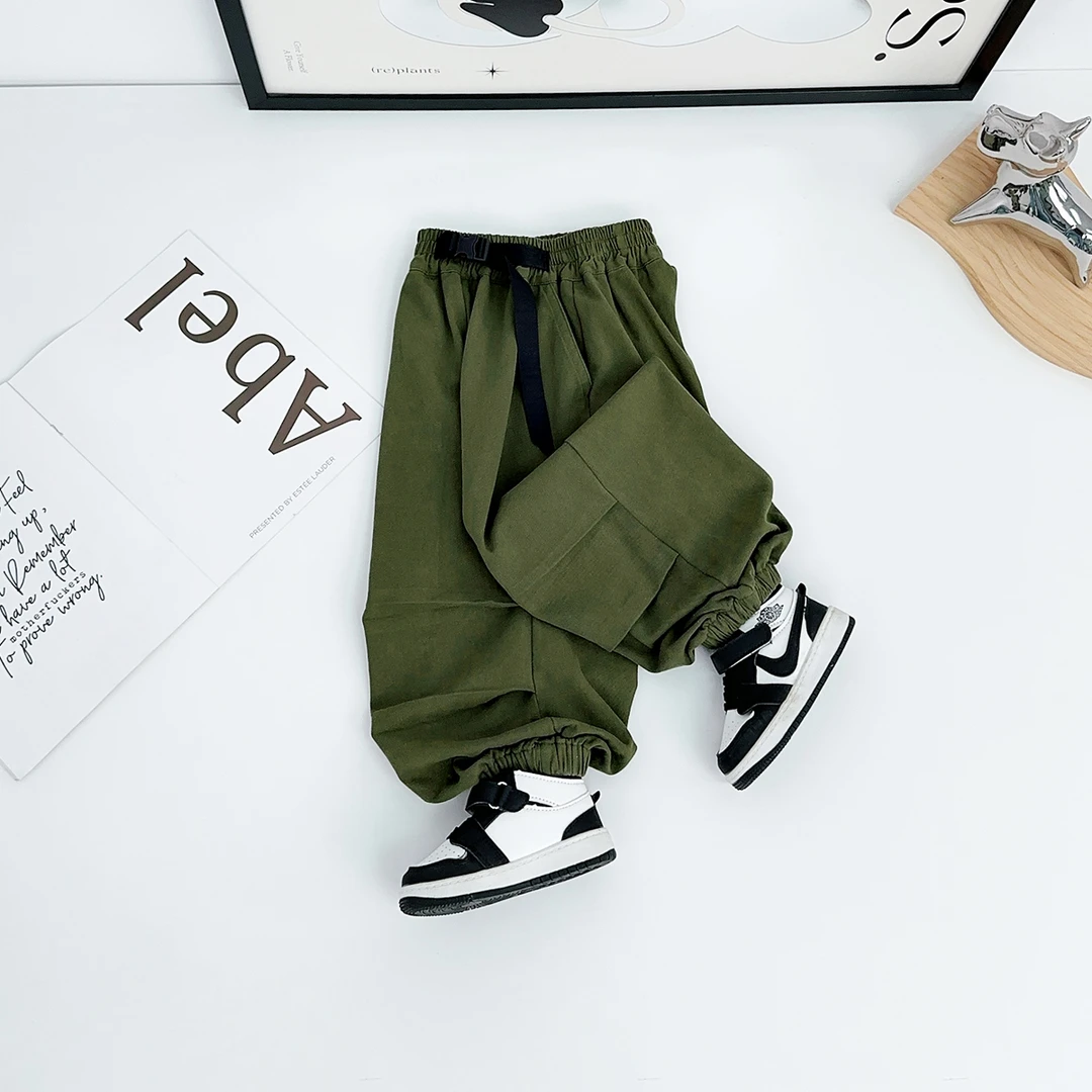 男童裤子春秋款儿童工装裤2025秋新款秋装 BDQ25118 悠悠童话童装