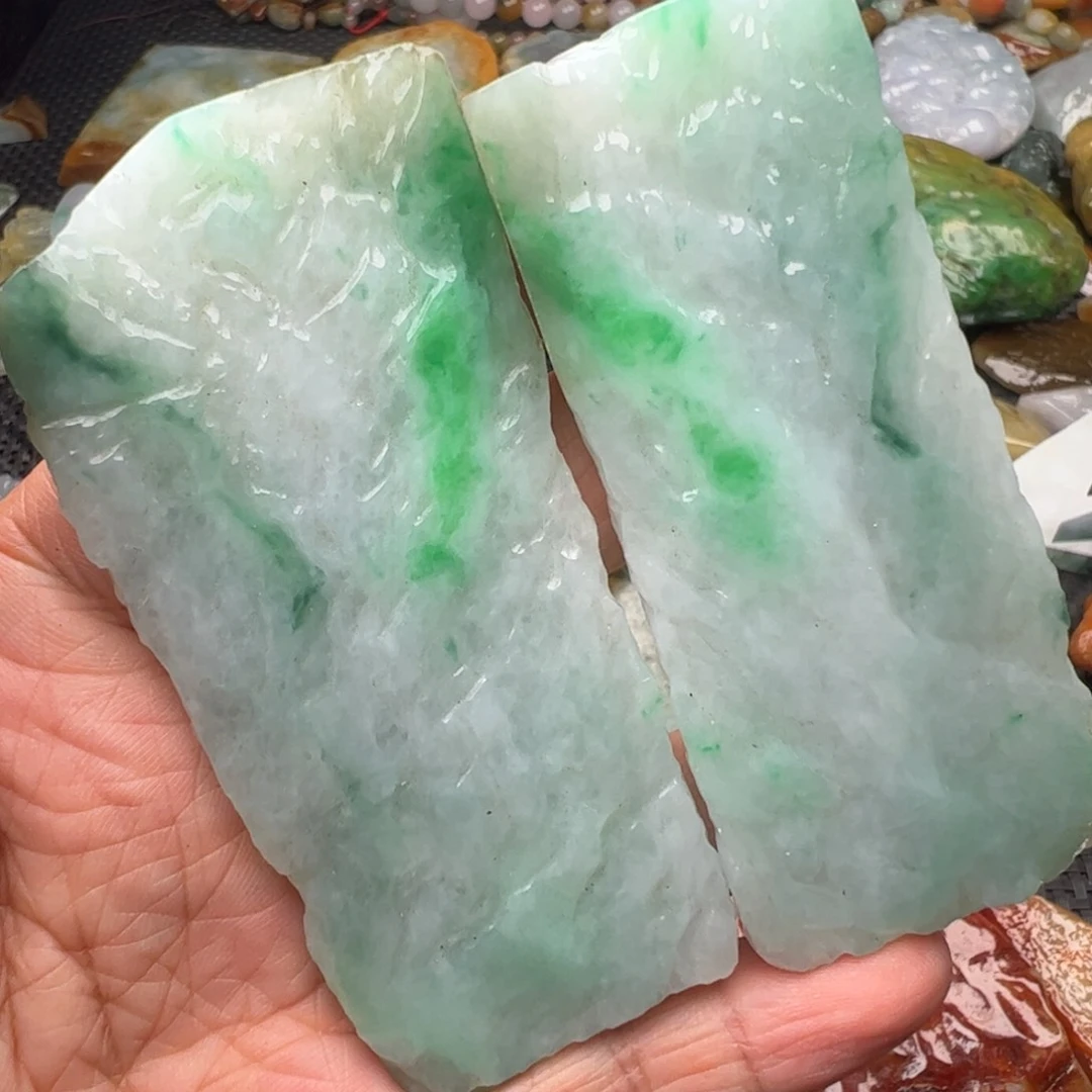 翡翠裸石缅甸翡翠