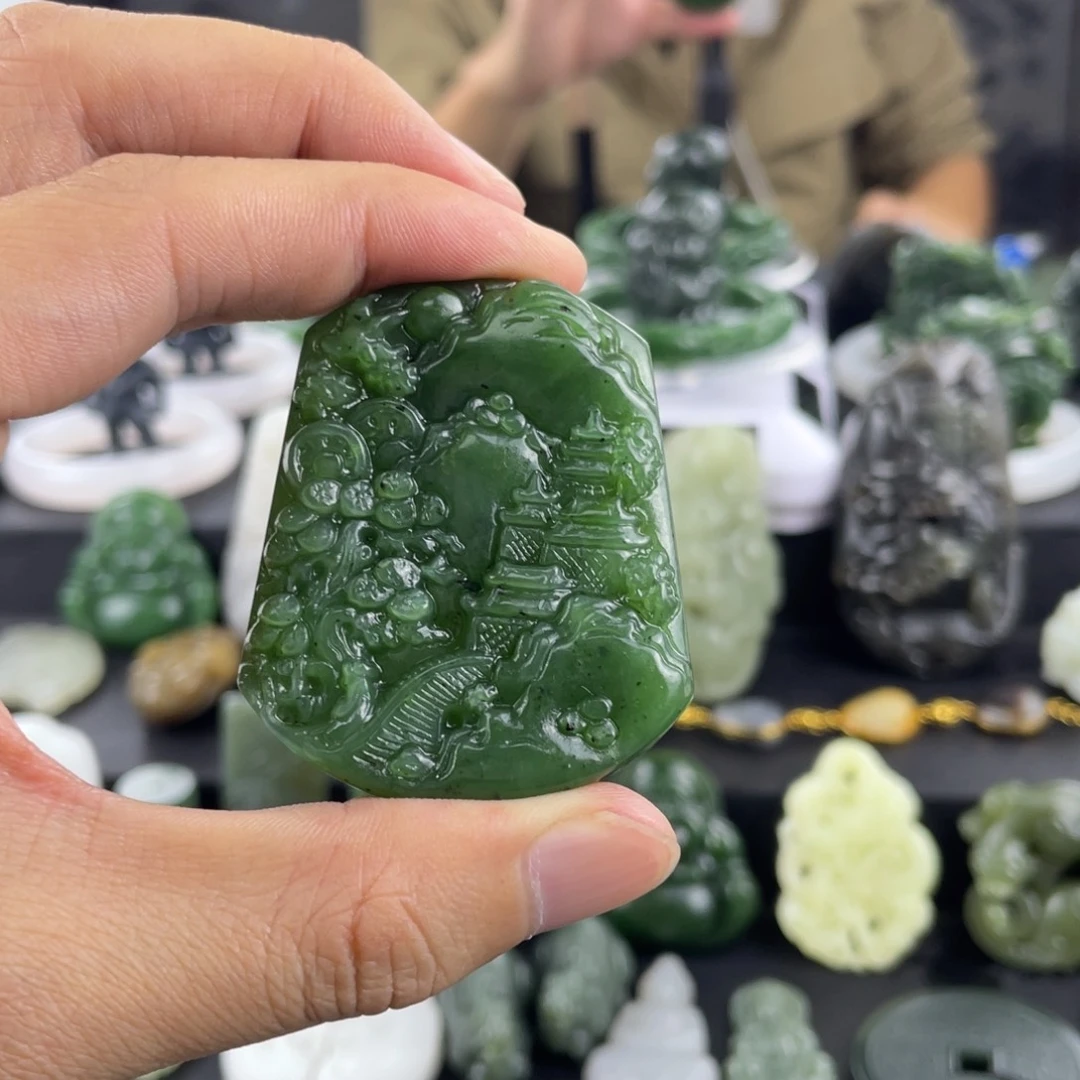 颈饰未镶嵌和田玉