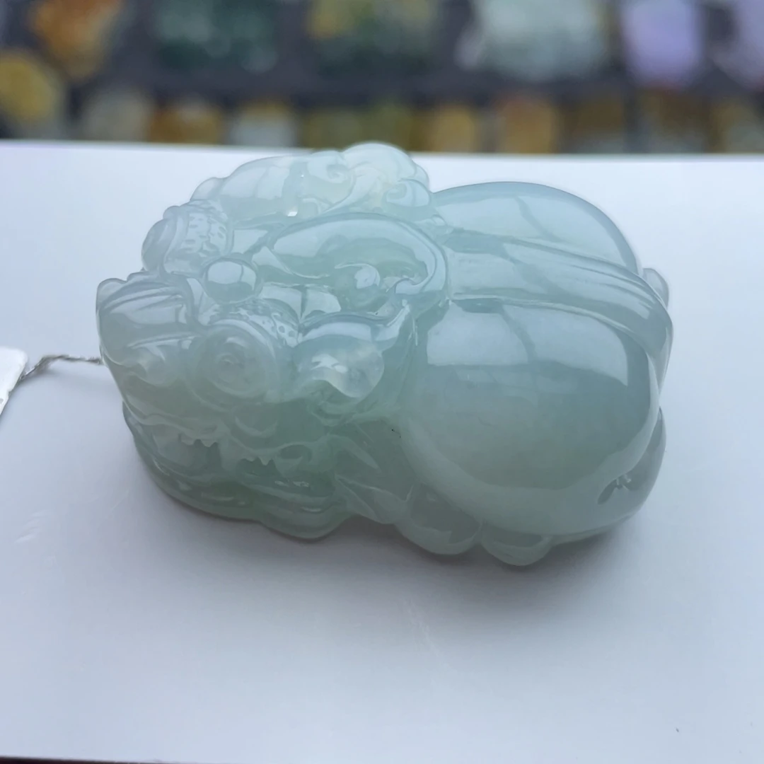 翡翠颈饰未镶嵌貔貅