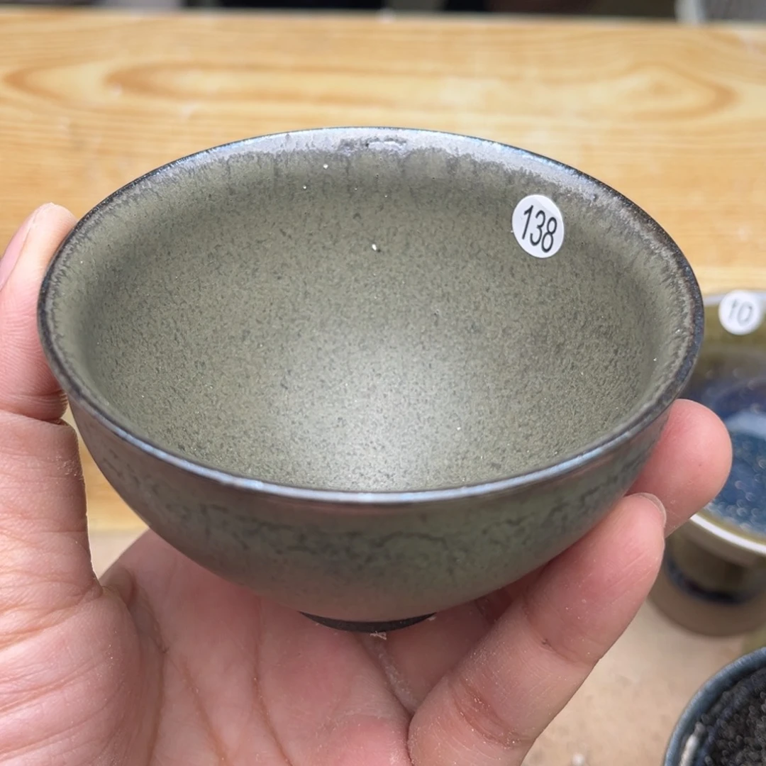 茶盏义兴龙窑坚持真柴烧微瑕