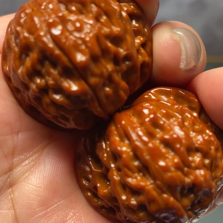 文玩核桃把件35尺磨盘