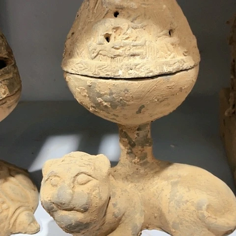 瓦当摆件摆件茶桌茶台陶瓷忆**风