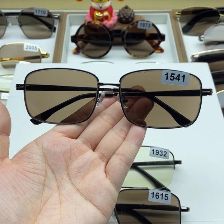 茶水晶全框眼镜 1541